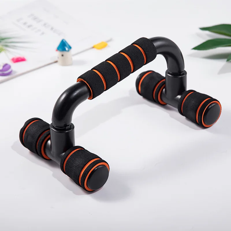 1Pc Non-slip Push Up Stand H-Shaped Gym Handles Home Fitness Power Rack Pushup Bars Exercise Arm Chest Muscle Training Equipment