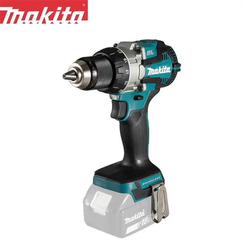 

Makita DHP489 Impact Screwdriver Electric Drill 18v Lithium Brushless Motor 110Nm Second Gear Metalworking Driver Bare Machine