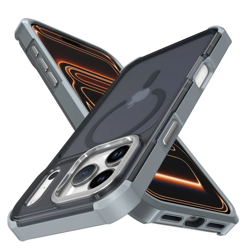 Luxury Magnetic Shockproof Matte Translucent Phone Case