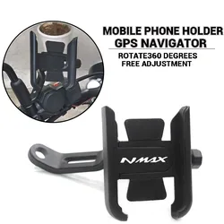 For Yamaha Nmax155 Nmax125 N Max Nmax 125 155 2015-2023 Motorcycle Handlebar Mobile Phone Holder Mount GPS Stand Bracket Parts