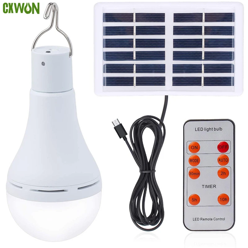 12W Solar Light Bulb 5 Working Mode Dimmable Tent Hanging Light Portable USB Rechargeable Emergency 24 LED Outdoor Camping Light creality 3d scanner cr scan lizard accuracy portable handheld auto mode 0 05mm high precision no marker quick scanning true colo