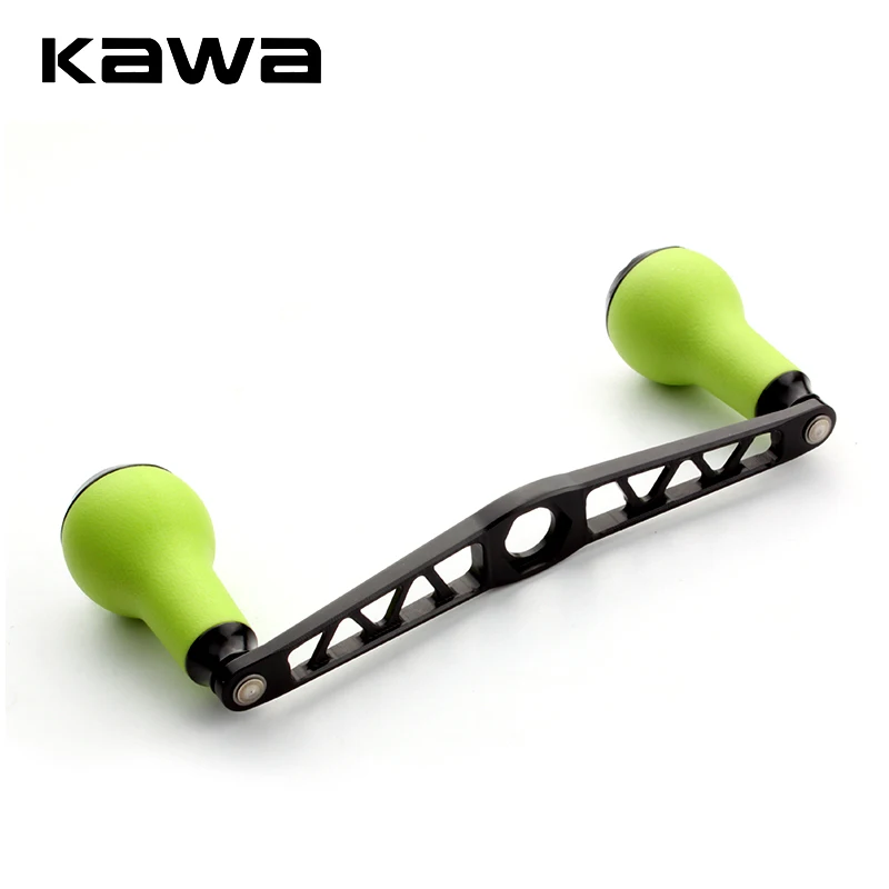 Kawa 1pc Fishing Reel Handle With TPE Knob For D/S/ABaitcasting Reel Hole Size 8*5/7*4mm Length 120mm Fishing DIY Reel Accessory