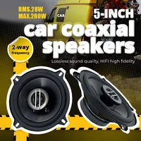 5 Inch HiFi Coaxial Subwoofer 560W (2*280W) Car Automotive Audio Music Stereo 2-Way Full Range Frequency Car Speaker Woofer - Image 3