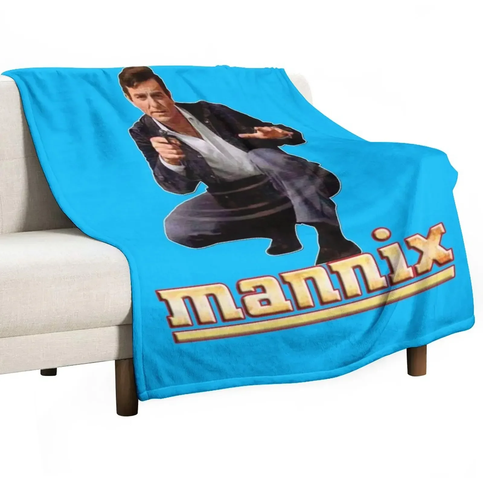 

Mannix Retro Vintage 60s 70s Tribute Throw Blanket Soft Big for sofa Blankets
