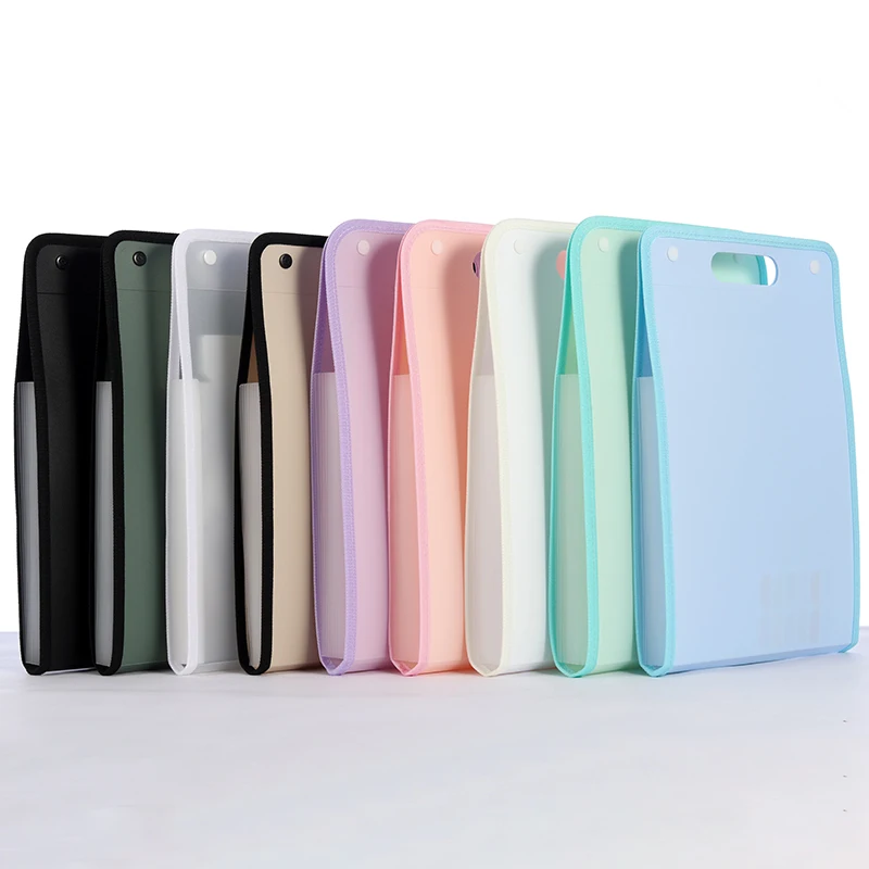 File Folder 1Pcs A4 Vertical 13 Pocket Expanding File Briefcases Handbag Paper Folder Organiser