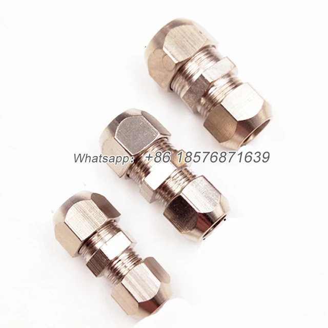 Water Gas Tube Compression Fitting 6mm 3/8 Adapter high