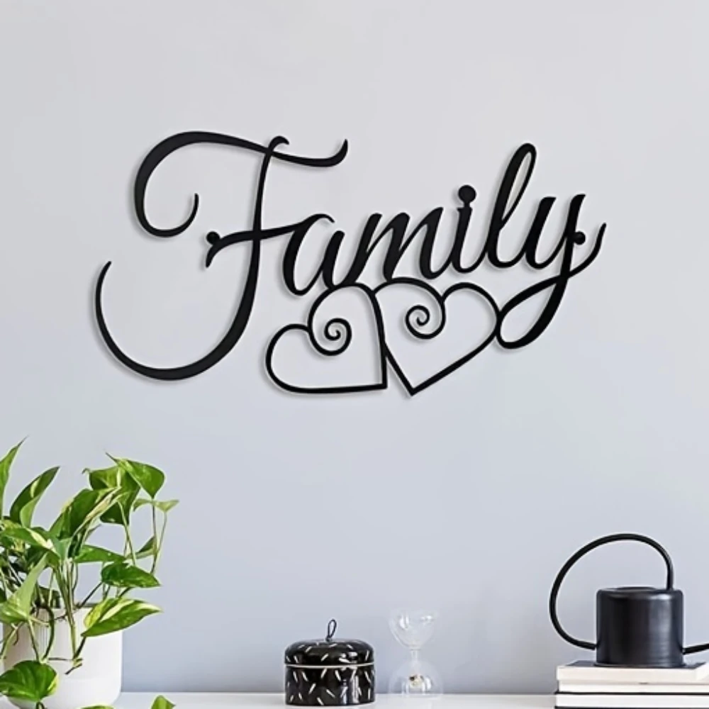

Art Metal Wall Decor Love Home Decor Indoor Living Room Decoration Metal Crafts Decoration Indoor Pendant Decoration Gift