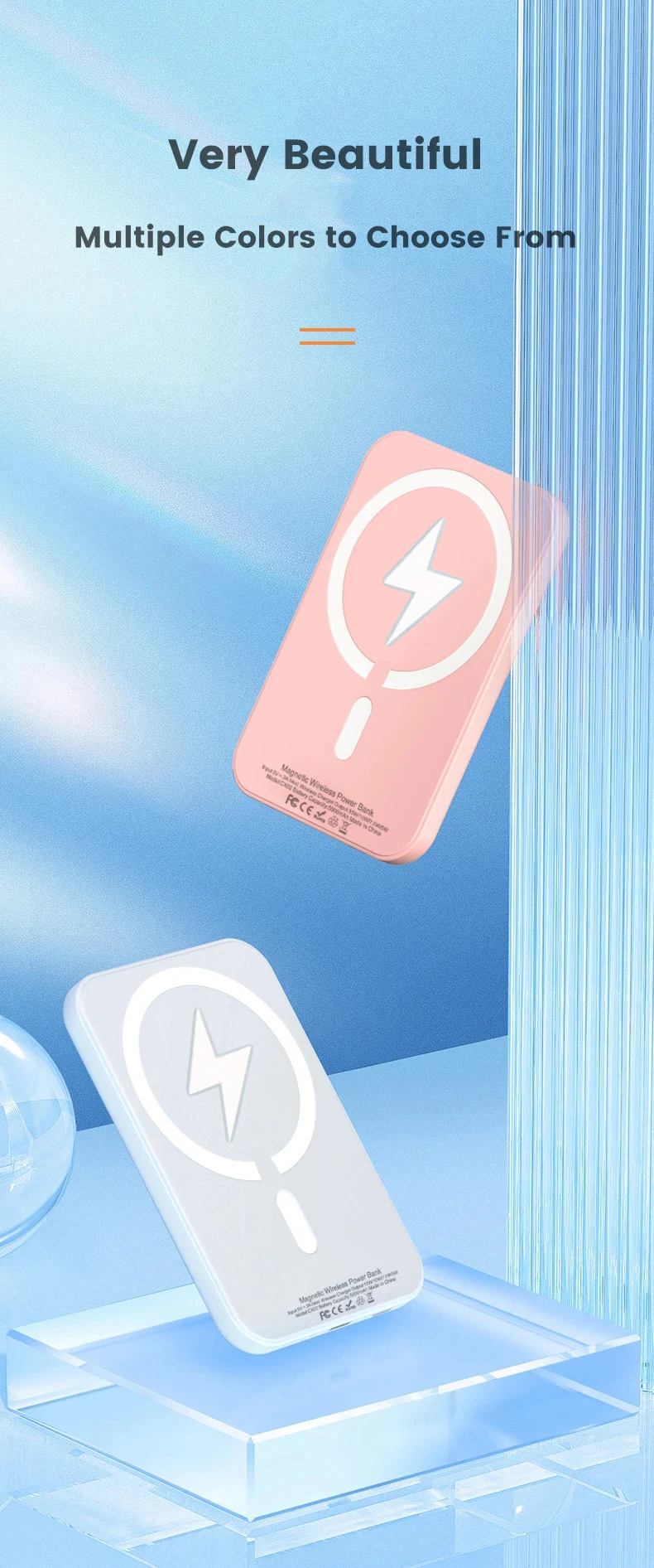 10000mAh New Magnetic Powerbank Magnetic Wireless Power Bank Type C Charger for iphone 15 15Pro Max 15Plus External Battery Pack 3 S691c9c9dc8a8411187bd16e4fef2997f7