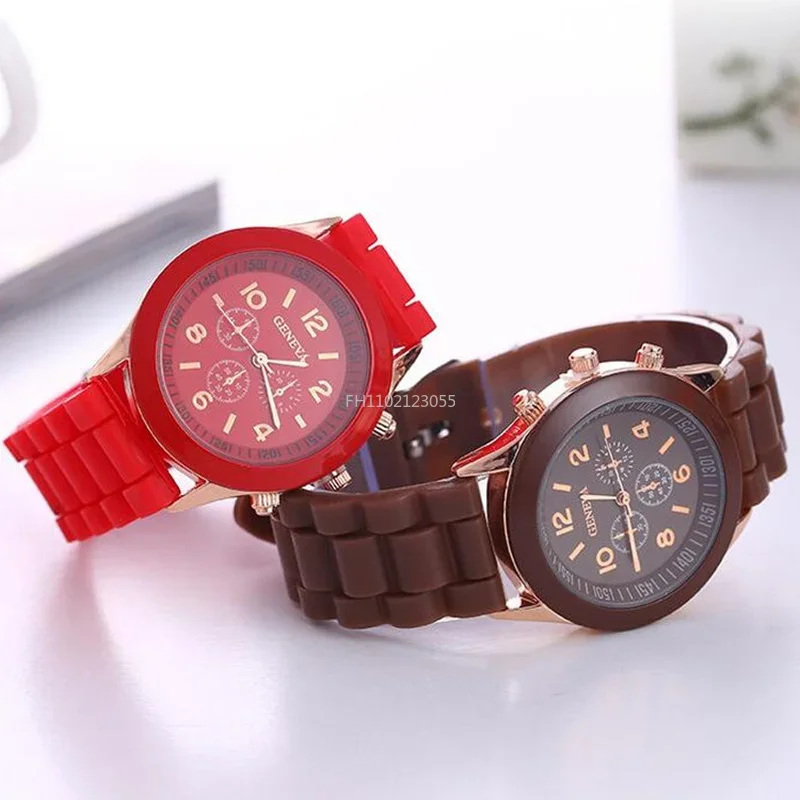 Women Watches New Fashion Luxury Brand Women's Watch Silicone Strap Quartz Wristwatches For Female Relogio Feminino Gift 4