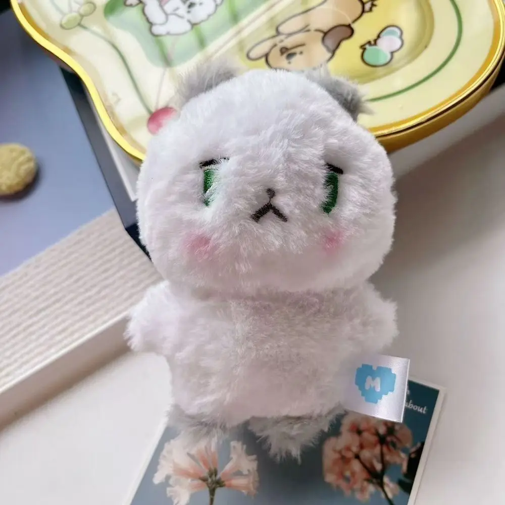 12CM Size PLAVE Plush Doll Keychain Soft Portable Cartoon Anime Key Rings High Quality Cute Anime Stuffed Bag Pendant