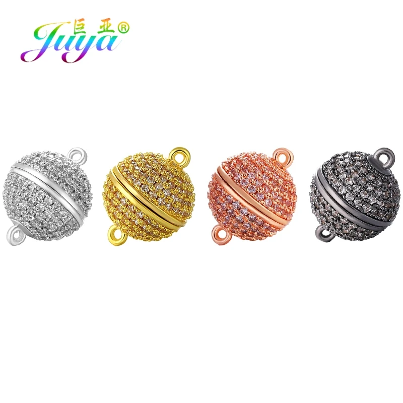 Juya DIY Verschluss Haken Liefert Handgemachte Stecker Magnet Verschlüsse Zubehör Für Handarbeiten Perlen Perlen Schmuck Machen – Detail 1