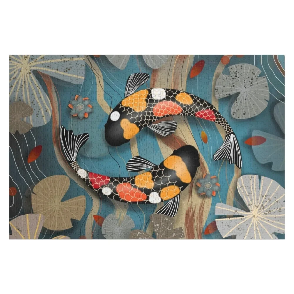 

Koi Watergarden Jigsaw Puzzle Personalized Gifts Game Children Puzzle