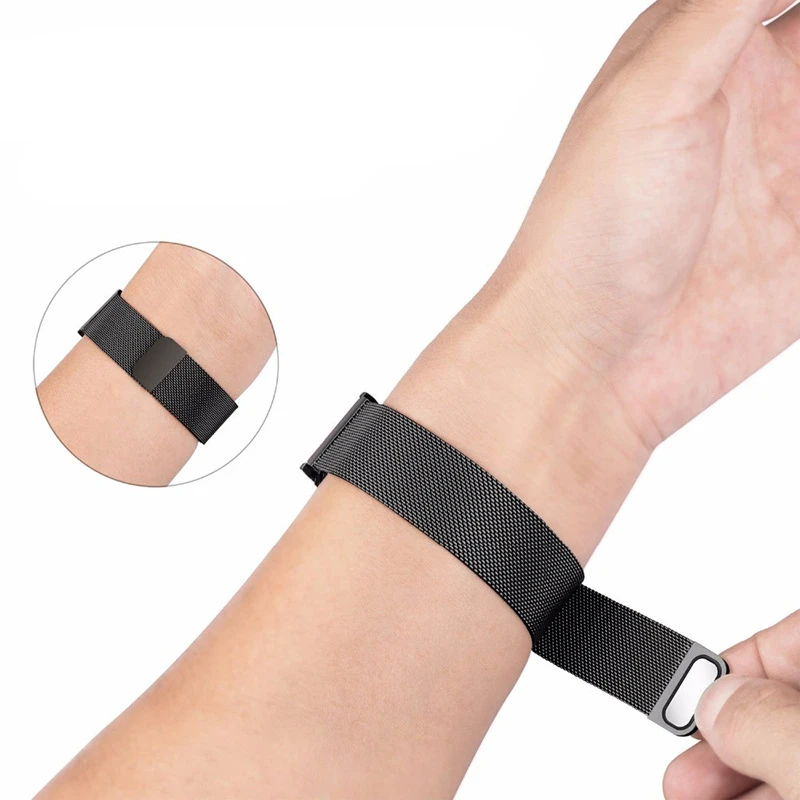 Magnetic Stainless Steel Mesh Loop Strap