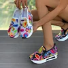 Women Sneakers New Embroidery Thick Platform Sneakers Women Breathable Mesh Loafers Spring Autumn Slip on Casual Shoes for Women 3