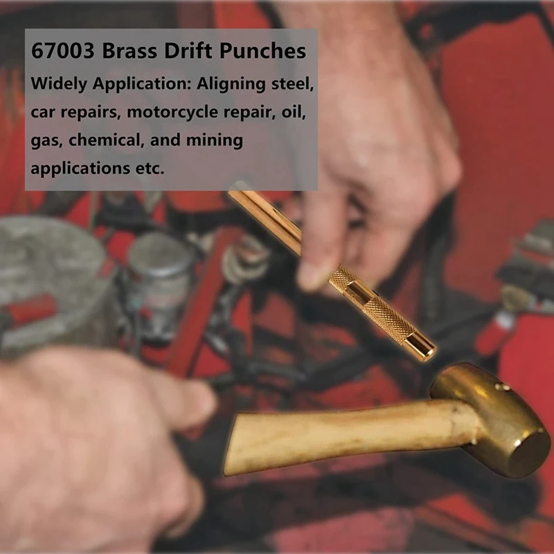 Brass Drift Punch Set 25075 25076 25077 Brass Punches