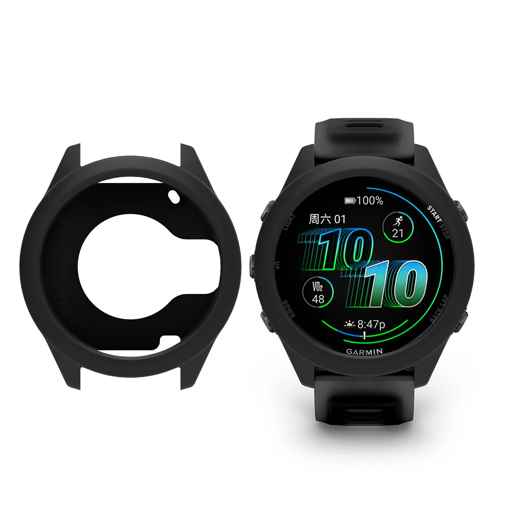 Premium Soft TPU Protective Smart Watch Case Cover - Shell Protector Frame Accessory