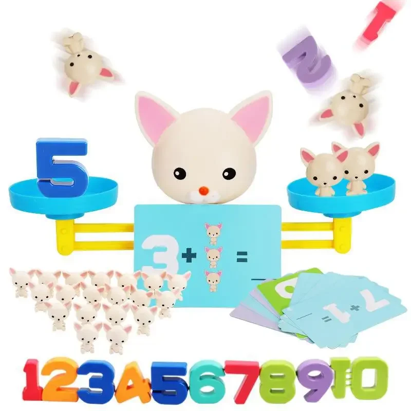 Monkey Balance Number Balance Scale Number Board Game Montessori Math Toy Scale Kids Educational Toy To Learn Add And Subtract