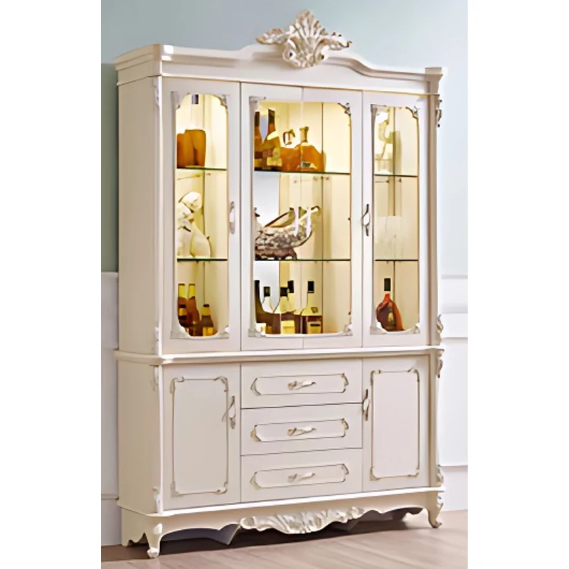 Audrey Luxury Modern Simple Shown Display Wine Bar Cabinet Storage Wine Cabinet