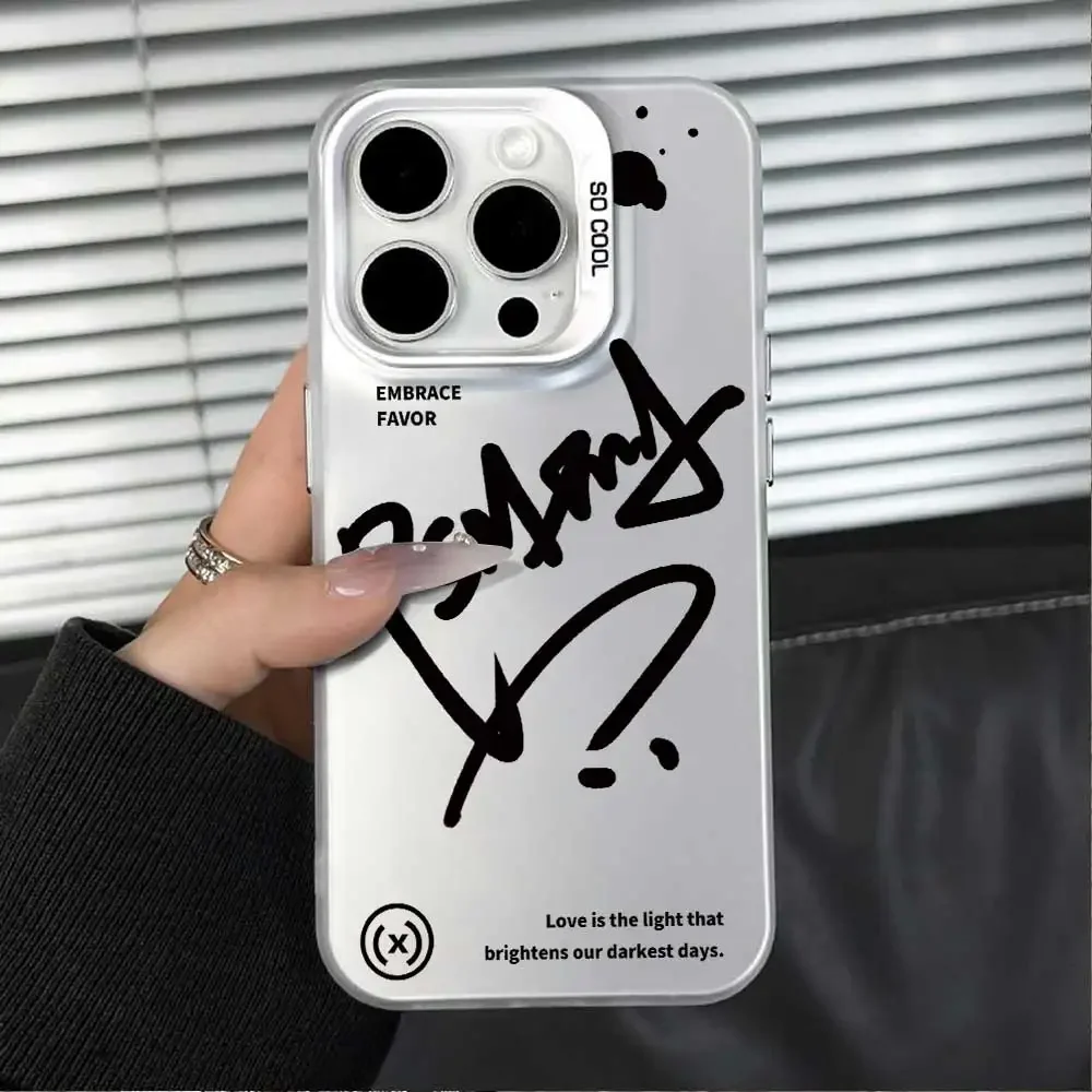 Stylish Silver IMD Phone Case - New Design Cover