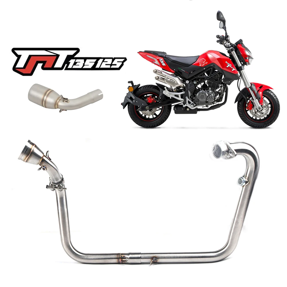 benelli tnt 125 exhaust system