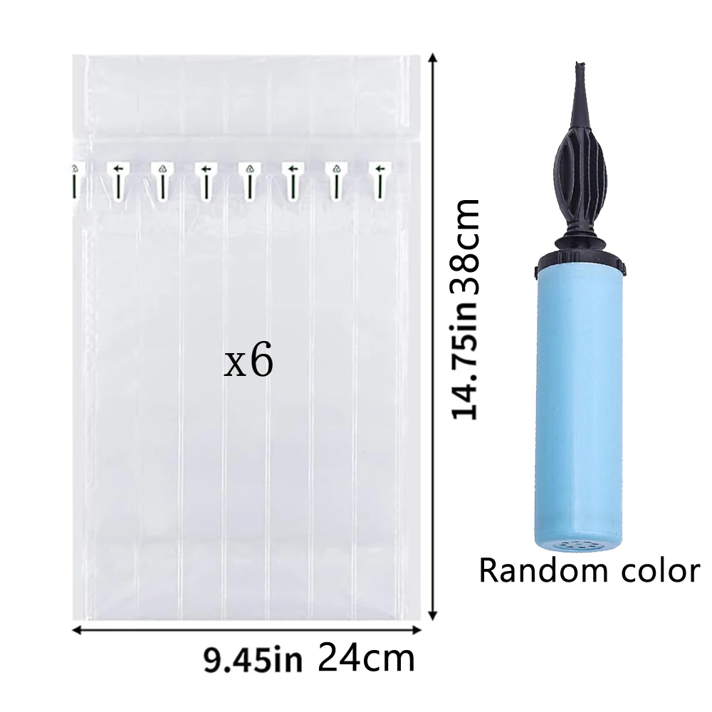 Inflatable Travel Wine Bottle Protector Bags with Reusable Pump
