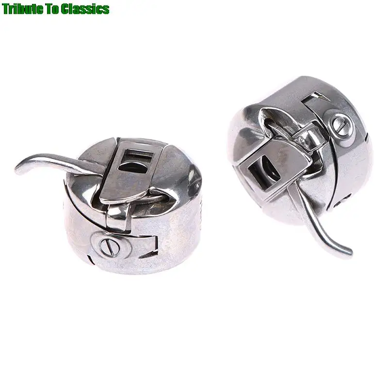 Iron Shuttle Case Kern Zilver Industrieel Metaal Naaimachine Spoel Spoel Case Oude Stijl Naaibehuizing Accessoires kopen vanaf een prijs van 13