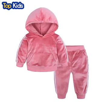Abbigliamento per bambini 2026 Primavera Inverno Ragazze del bambino Set Abiti Bambini Ragazzi Vestiti Tute per ragazze Set di abbigliamento Velluto