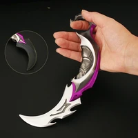22cm Valorant Weapon Melee Reaver Karambit Knife Samurai Sword Weapon Model Game Peripheral Detachable Ornament Toys Gifts Boys 2