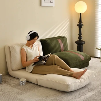 인체공학적 디자인 거실 의자, 신축성 있는 푹신한 북유럽 안락 의자, 미니멀리스트 휴대용 실내 장식