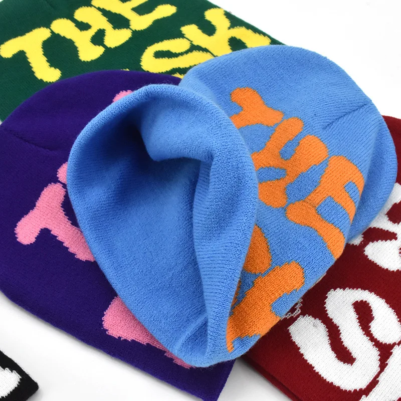Big logo beanie blue (Supreme Bandana Big Logo Beanie 