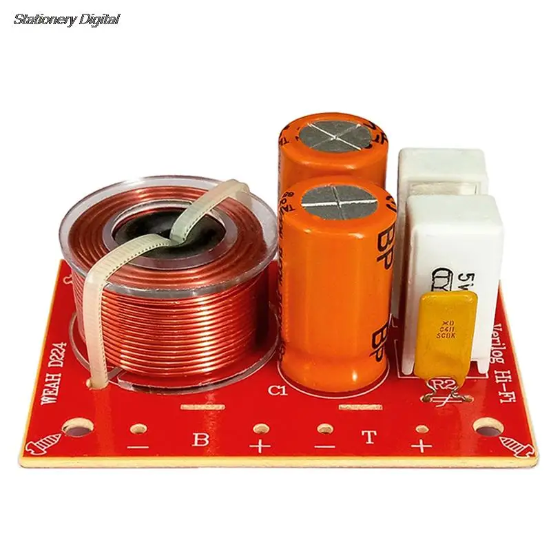 1 pz altoparlante 2 vie divisore di frequenza Audio bassi alti 2 unà filtri Crossover scaffale per libri divisore per altoparlanti HIFI  44