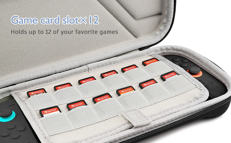 Switch 2 Carrying Case - EVA Shell Drop Protection Detail