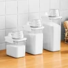 Laundry powder storage box, bathroom laundry detergent storage tank, transparent acrylic box, household necessities 1