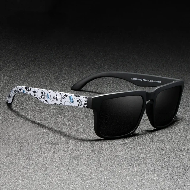 Gafas de sol polarizadas para hombre, lentes de espejo con revestimiento  Real, con bisagras de tanque, 2501-PRO - AliExpress
