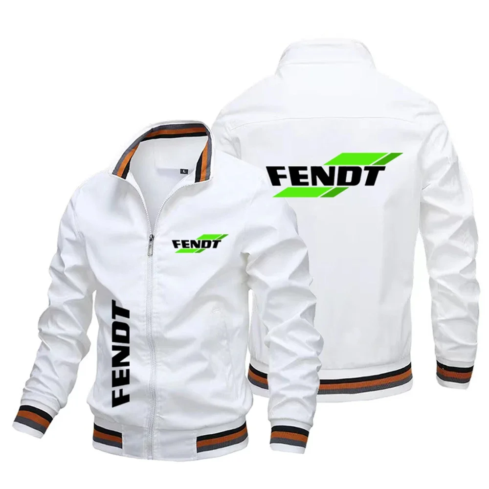 2024 men's standing collar windproof jacket, motorcycle top, casual outdoor fashion, happy brand, slim fit