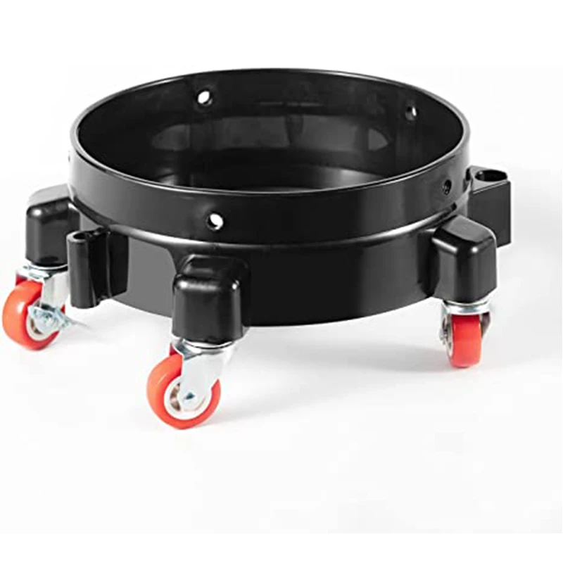 11.5 Inch Bucket Dolly Easy Push Removable Rolling Bucket Dolly 5 Roll