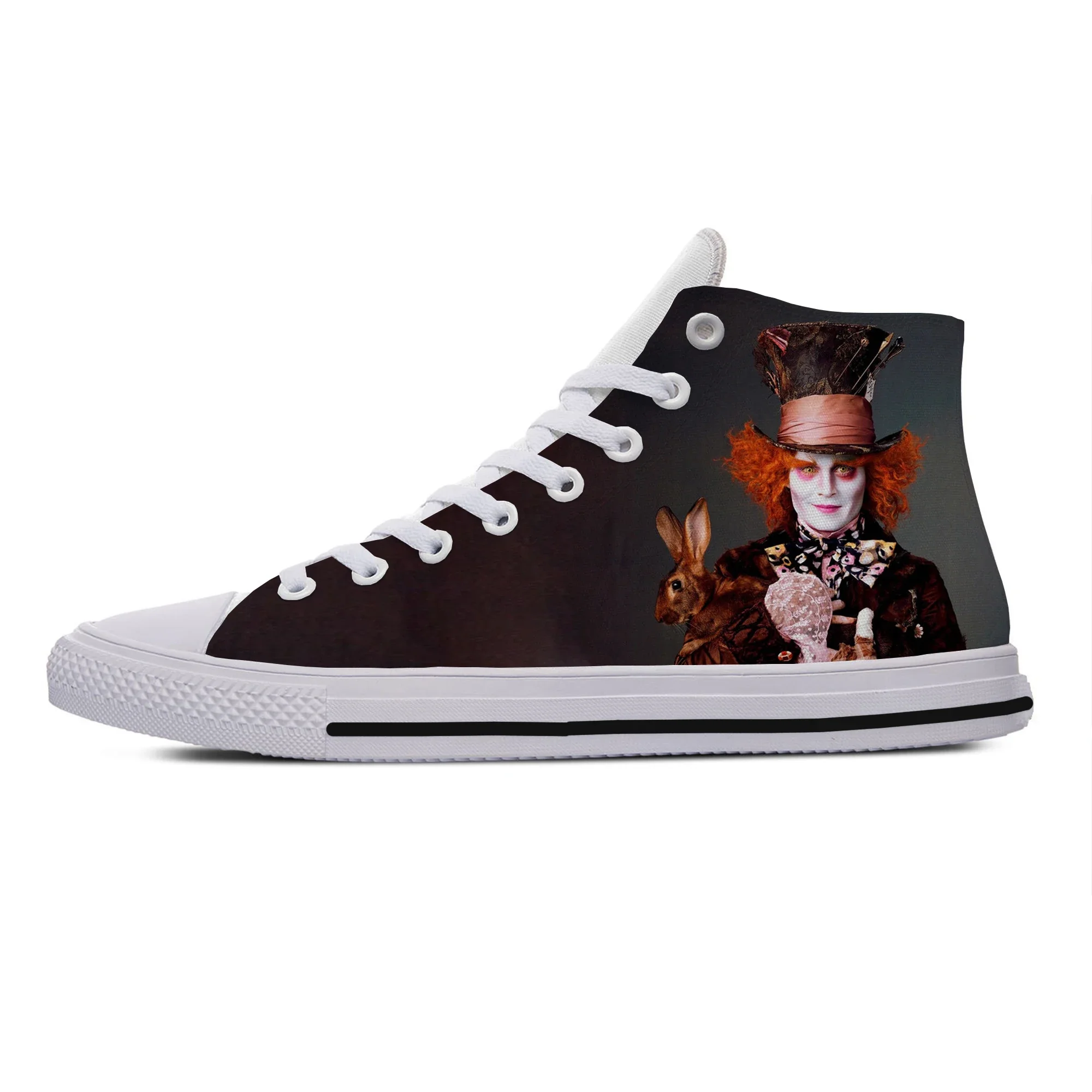 Hot Cool Fashion Pop Funny New Summer High Quality Sneakers Handiness Casual Shoes Men Women Johnny Depp High Top Board Shoes