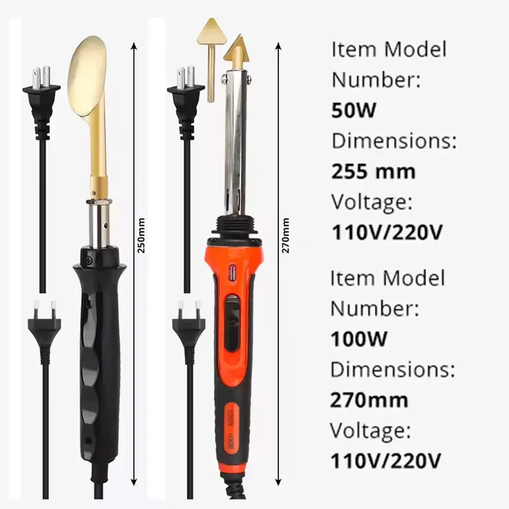 100W Plastic Welder Kit with Temperature Control for Car Bumper Repair