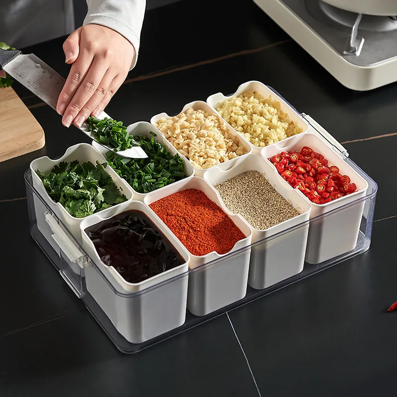 

Refrigerator Storage Box Refrigerator Vegetable Fresh Storage BoxFruit Egg Food Container Fresh-keeping Kitchen Organizer