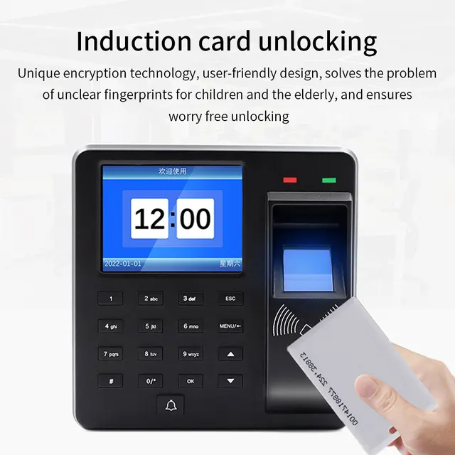 125Khz RFID Card Fingerprint Access Control a System  for Open a Door Finger Print  Access Control Wiegand out 4