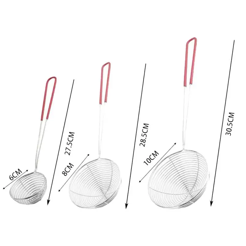 

Ситечко Aixiangru с красной ручкой, чайный Дуршлаг Из Нержавеющей Стали, ложка для молока и чая Boba, Круглый фильтр с жемчугом, кухонные приспособления