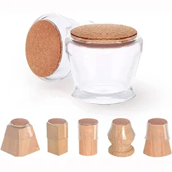 8pcs Silicone non slip table chair leg caps protective cover socks for chairs feet cups furniture foot pads felt floor protector