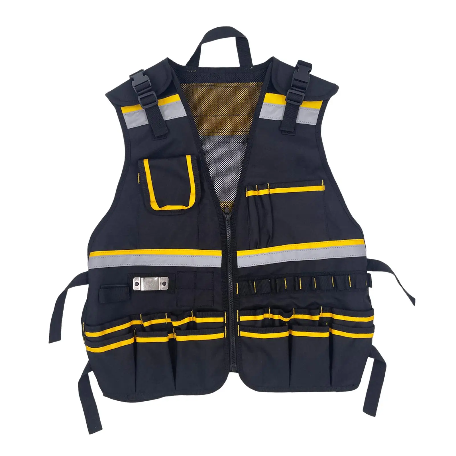 Electrician Tool Vest Oxford Cloth Tool Vest for Engineer Architect Home DIY
