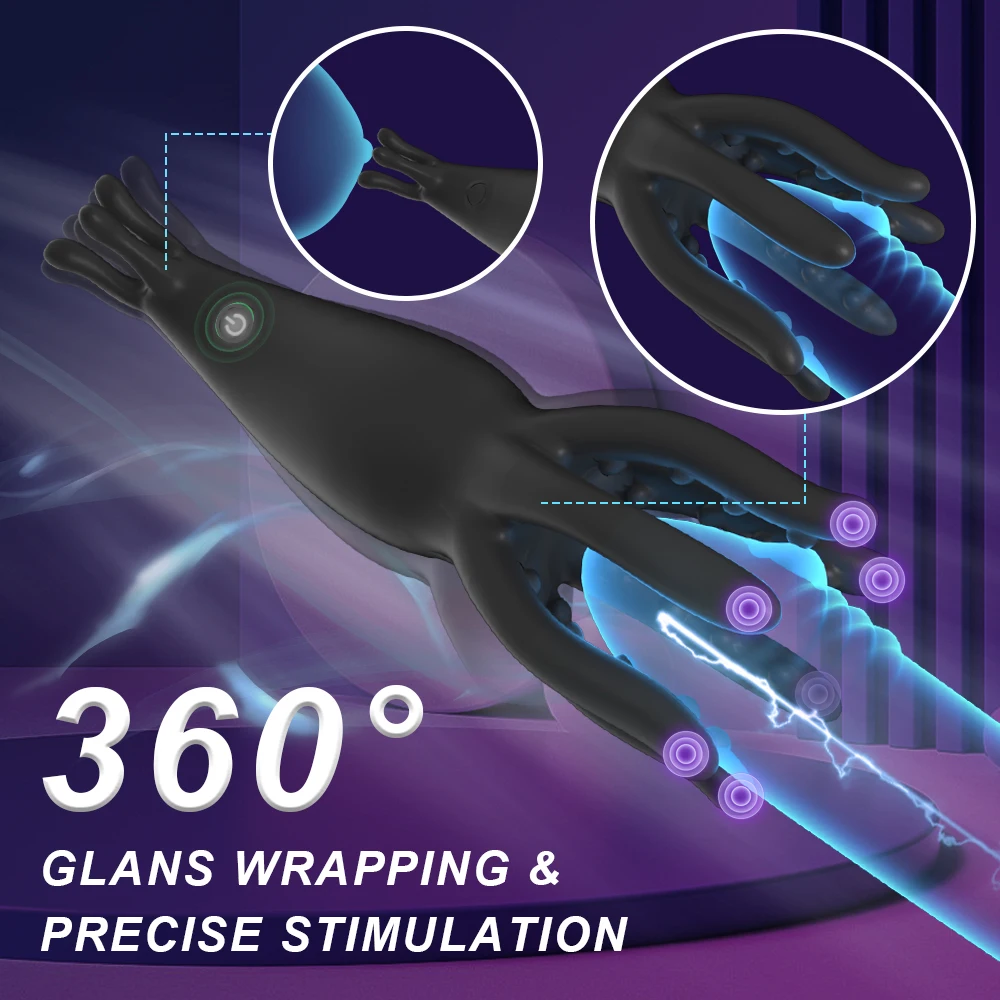 Glans Stimulate Trainer Vibrator Men Penis Delay Exerciser Lasting Masturbation Massager Vibrating Endurance Trainning Sex Toy male sex toys