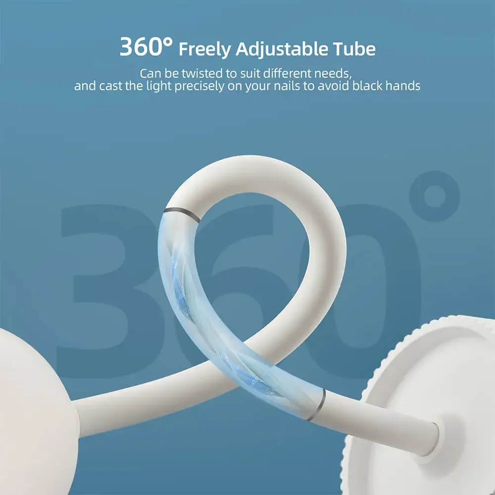 Recharging Lotus Nail Dryer LED UV Lamp Fast Drying Nail Polish Dryer Desktop UV LED Light Nail Gel Curing Lamp Manicure Machine