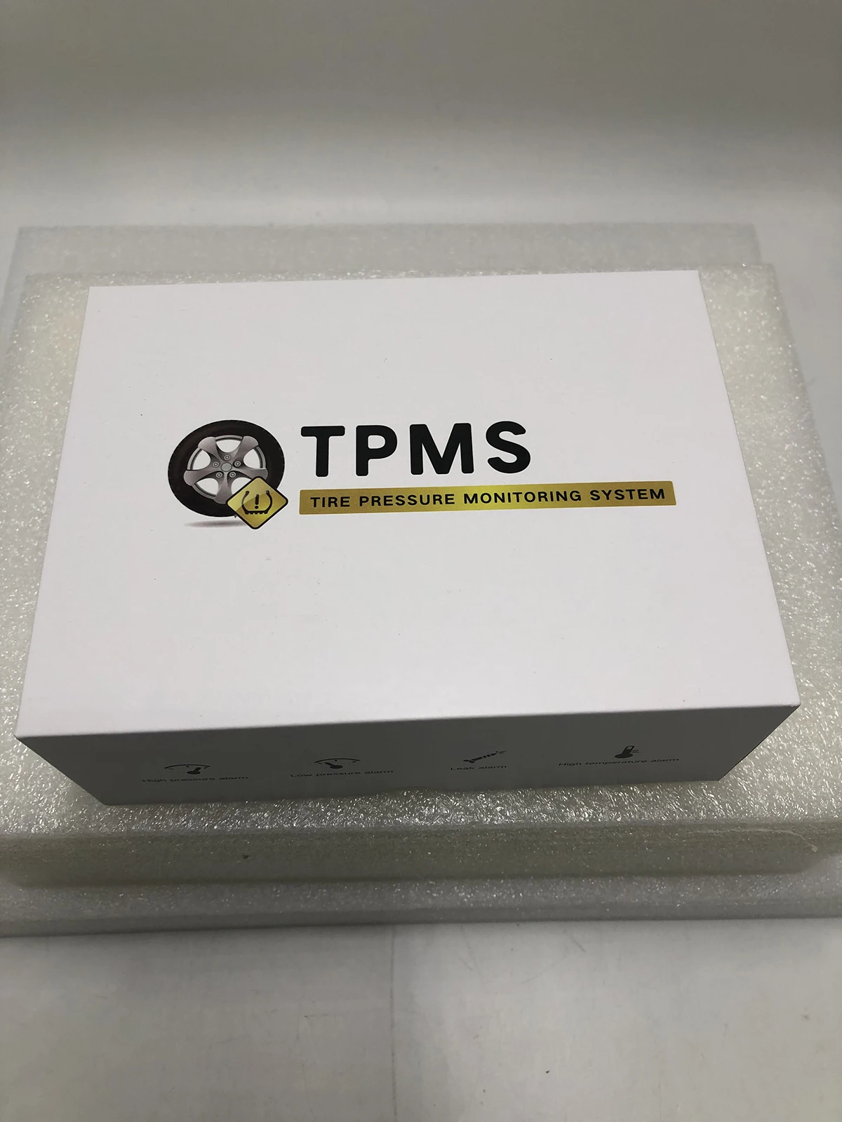 자동차 타이어 압력 게이지 모니터링 지능형 시스템, 무선 LED 디스플레이 TPMS, 4 내부 TPMS 센서 포함