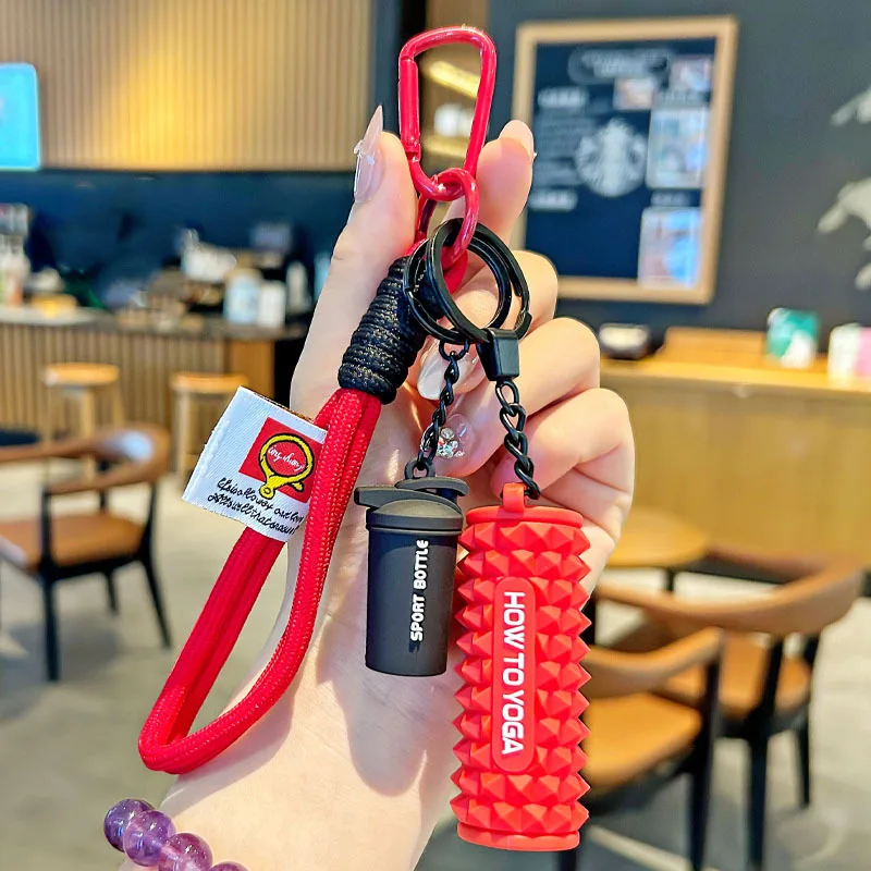 Cute Beach Hole Bag Keychain Portable Simple Mini Car Key Chain Soft Silicone Fashion Bag Hanging Ornaments Decoration