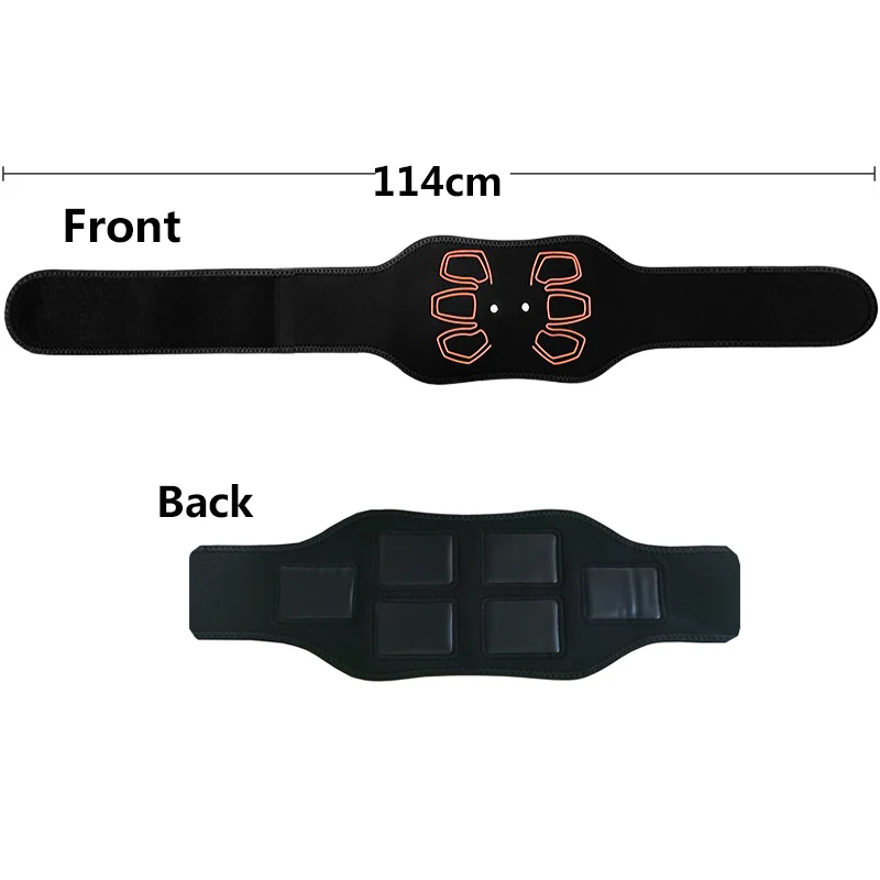 Electric Abdominal Toning Belt Smart EMS Muscle Stimulation Muscle Toner Ab Trainer Body Shaping Lose Weight Fitness Massager