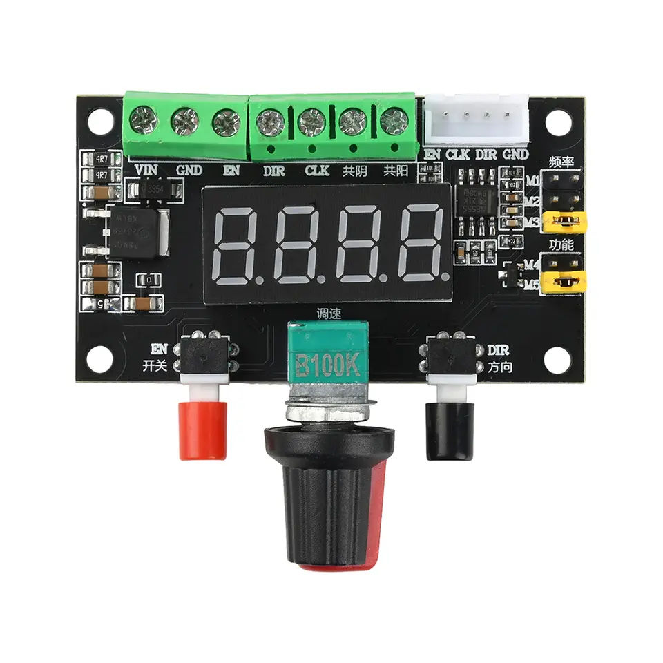 12V 24V Stepper Motor Driver PWM Pulse Signal Generator Forward/Reverse Controller Speed Control Module image 5