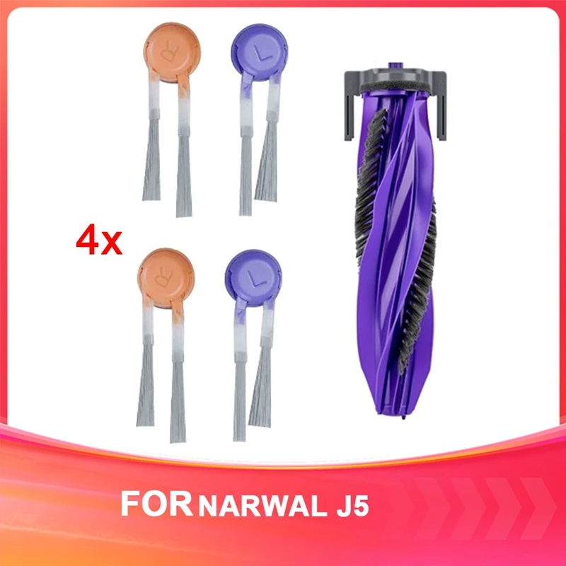 For NARWAL J5 Main Side Brush Replacement Consumables Sweeper Consumables